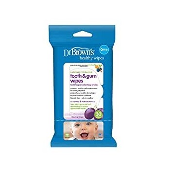 Dr. Brown's Tooth and Gum Wipes, 30 Count (HG001-P2 )